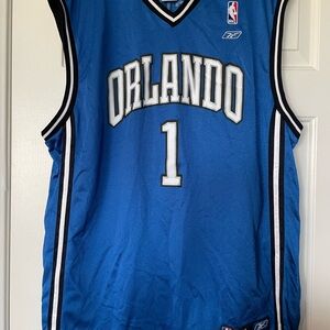 VTG‎ Reebok NBA Orlando Magic Tracy McGrady Basketball Jersey XL